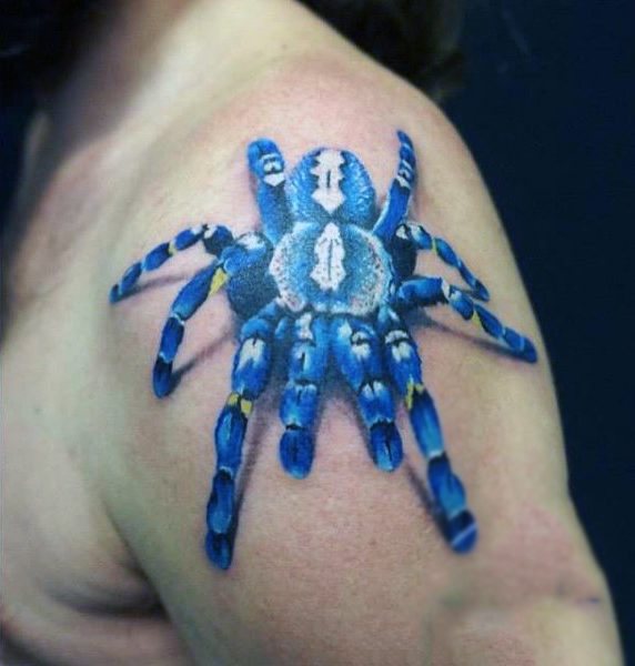 tatuaje arana para hombre 49
