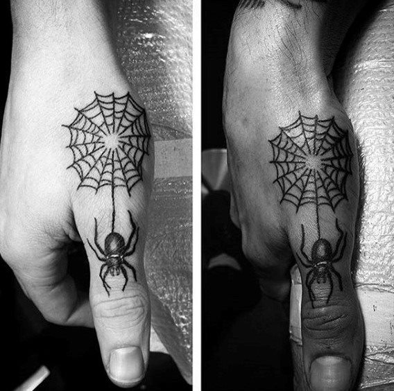tatuaje arana para hombre 52