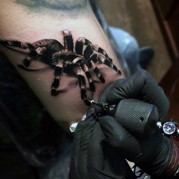 tatuaje arana para hombre 72