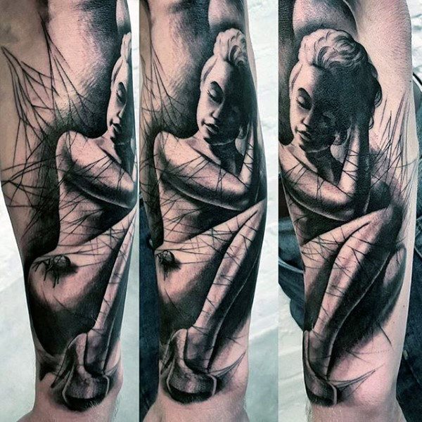 tatuaje arana para hombre 76