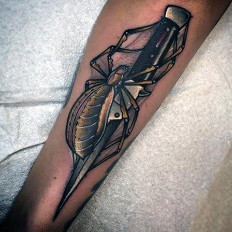 tatuaje arana para hombre 81