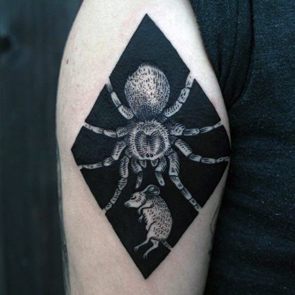 tatuaje arana para hombre 82