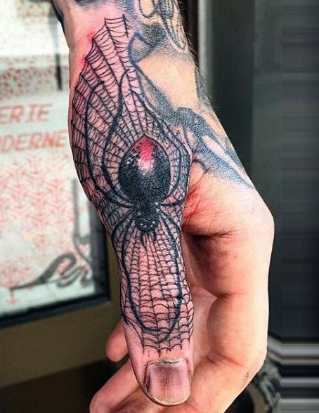 tatuaje arana para hombre 85
