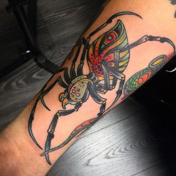 tatuaje arana para hombre 90