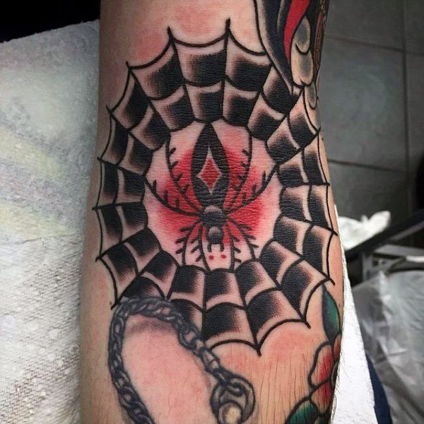 tatuaje arana para hombre 91