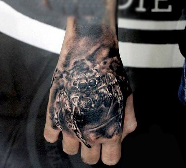 tatuaje arana para hombre 92