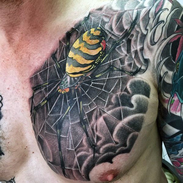 tatuaje arana para hombre 97