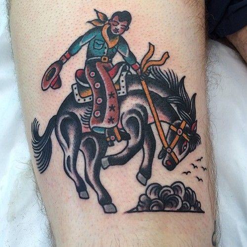 tatuaje clasico caballo para hombre 07