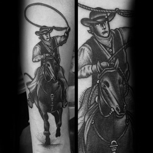 tatuaje clasico caballo para hombre 25