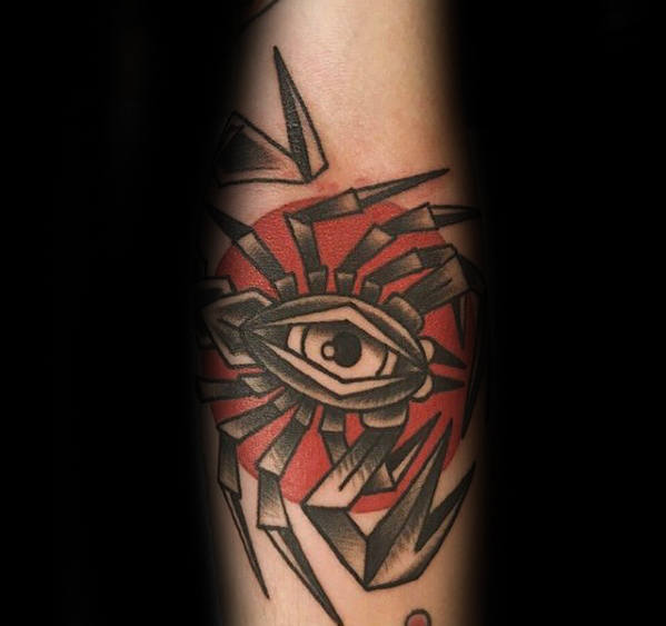 tatuaje clasico escorpion para hombre 40