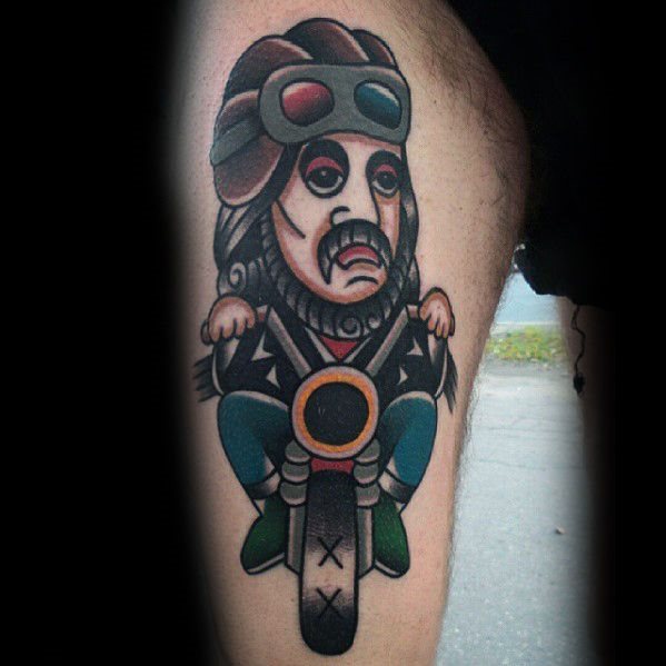 tatuaje clasico jesus para hombre 40