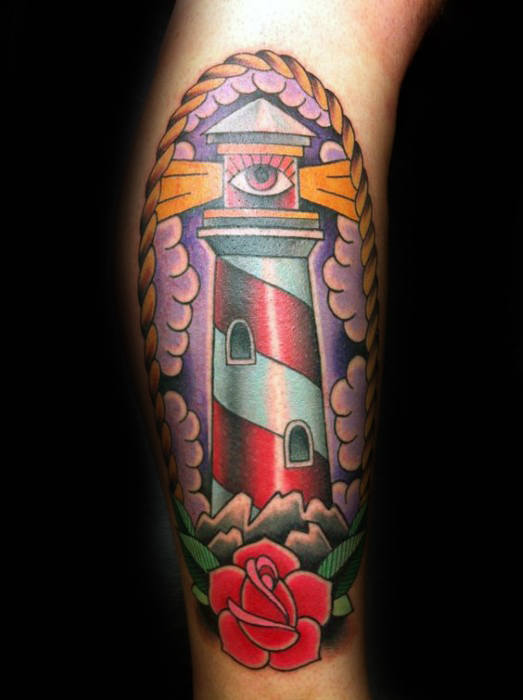 tatuaje clasico ojo para hombre 06