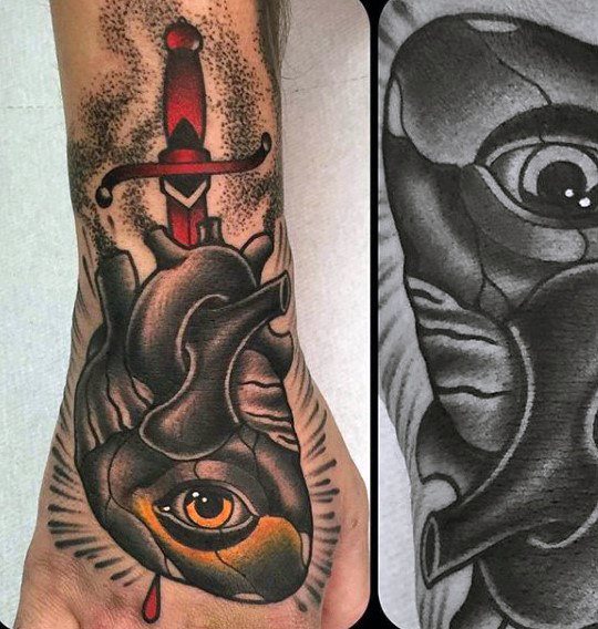 tatuaje clasico ojo para hombre 14