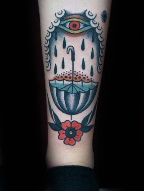 tatuaje clasico ojo para hombre 30
