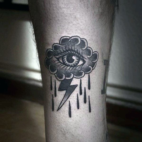 tatuaje clasico ojo para hombre 37