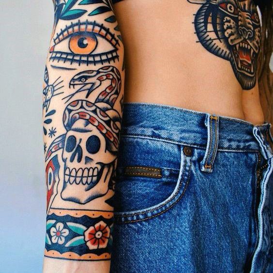 tatuaje clasico ojo para hombre 41