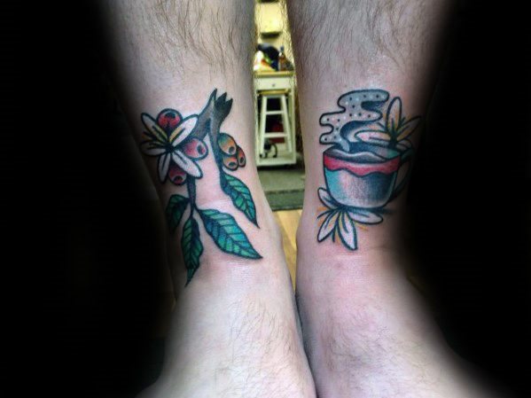 tatuaje clasico pierna para hombre 09