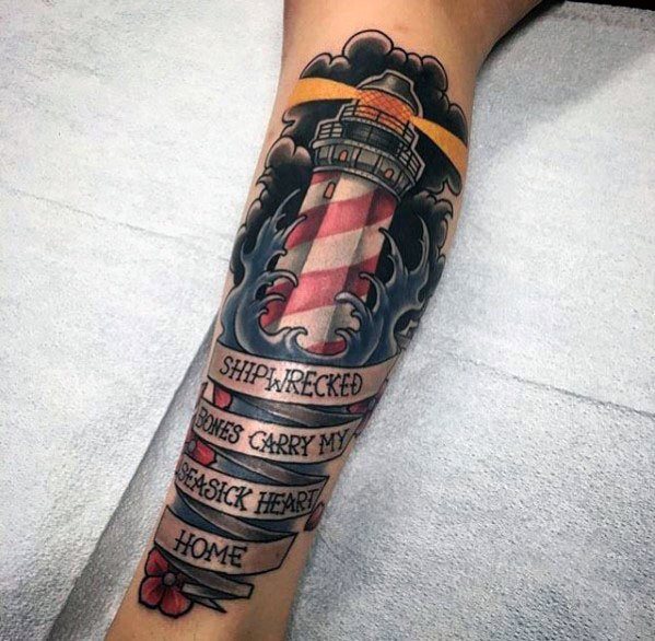 tatuaje clasico pierna para hombre 10