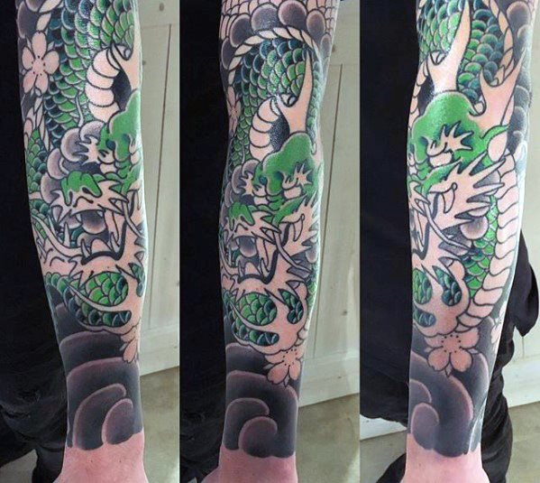 tatuaje dragon antebrazo 20