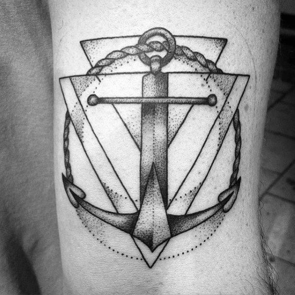 tatuaje increible ancla para hombre 05
