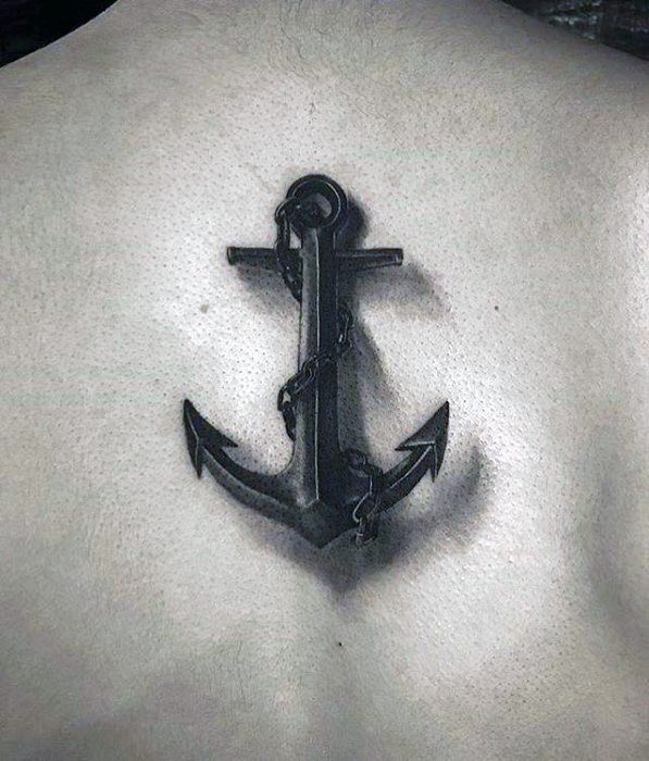 tatuaje increible ancla para hombre 13