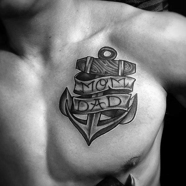 tatuaje increible ancla para hombre 28