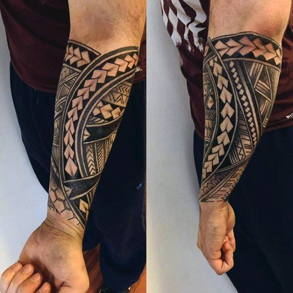tatuaje increible antebrazo para hombre 05