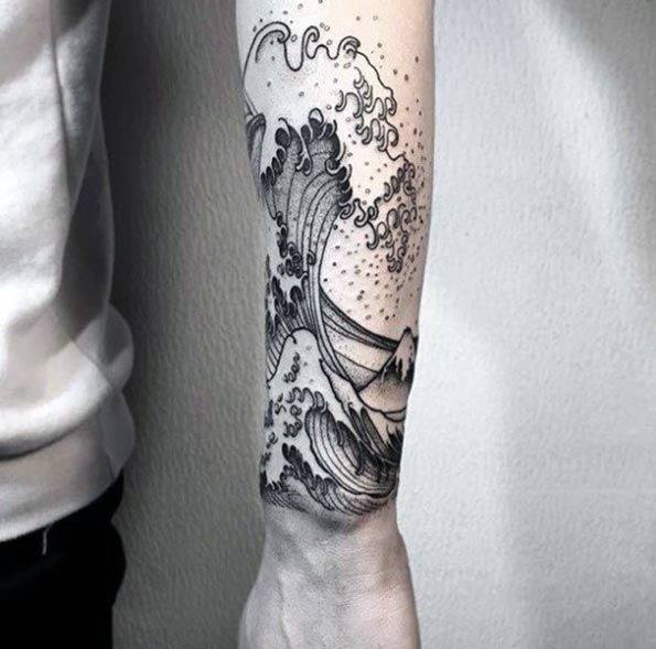 tatuaje increible antebrazo para hombre 26
