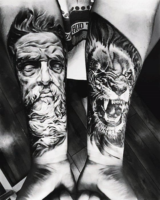 tatuaje increible antebrazo para hombre 32