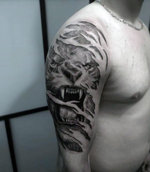 tatuaje increible brazo para hombre 18