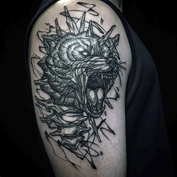 tatuaje increible brazo para hombre 24