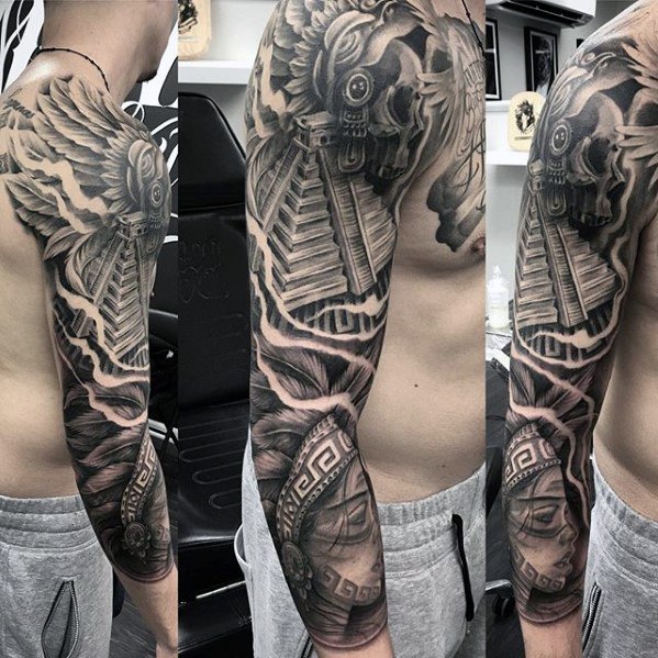 tatuaje increible brazo para hombre 35