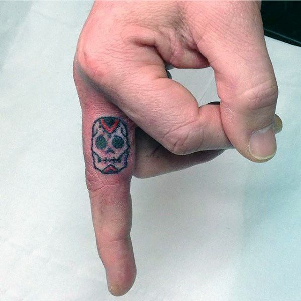tatuaje increible calavera para hombre 30