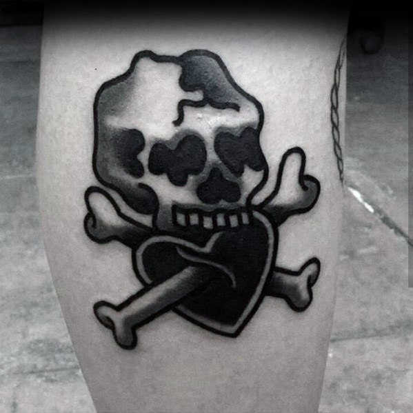 tatuaje increible calavera para hombre 42