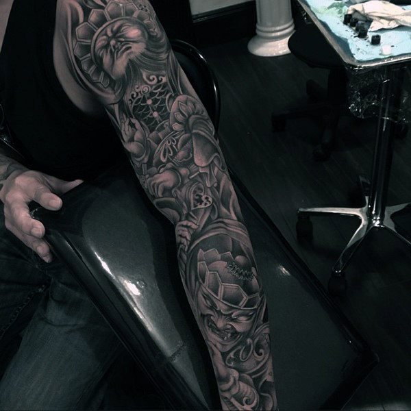 tatuaje increible manga para hombre 02