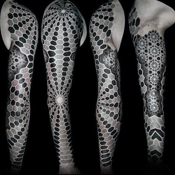 tatuaje increible manga para hombre 06