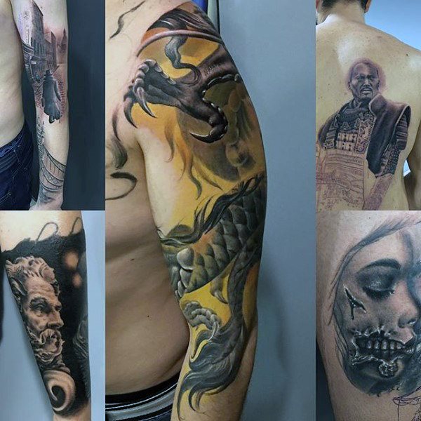tatuaje increible manga para hombre 08