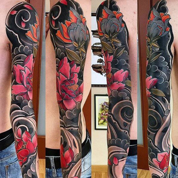 tatuaje increible manga para hombre 14