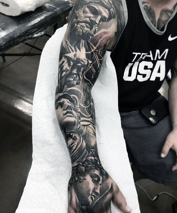 tatuaje increible manga para hombre 17