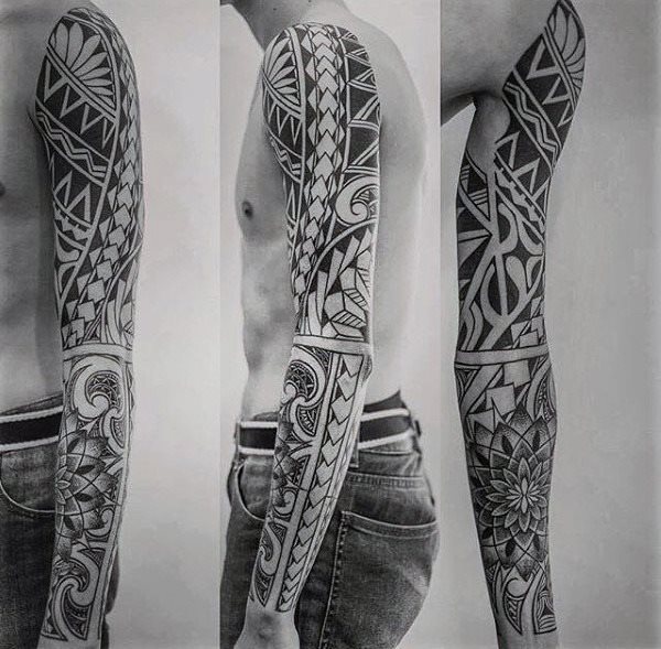tatuaje increible manga para hombre 20