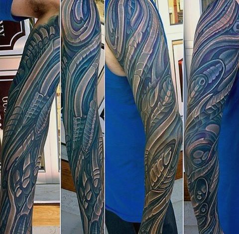 tatuaje increible manga para hombre 26