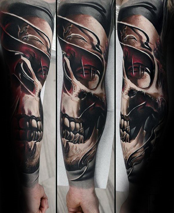 tatuaje increible manga para hombre 27