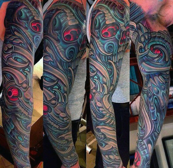 tatuaje increible manga para hombre 29