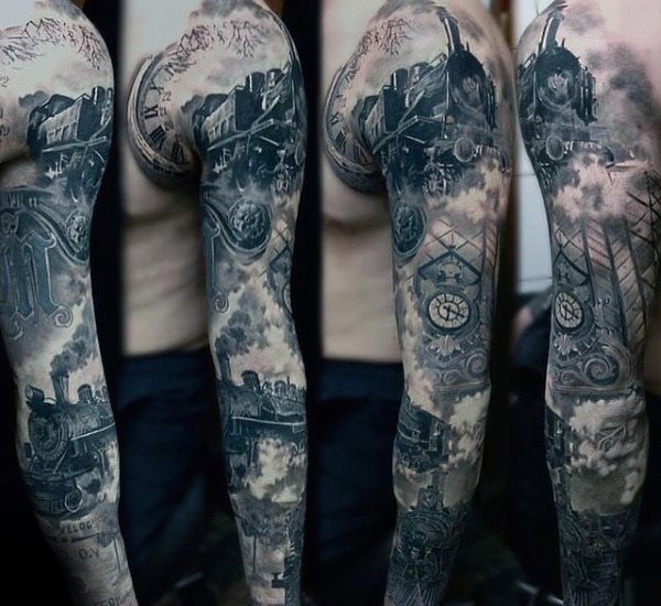 tatuaje increible manga para hombre 31
