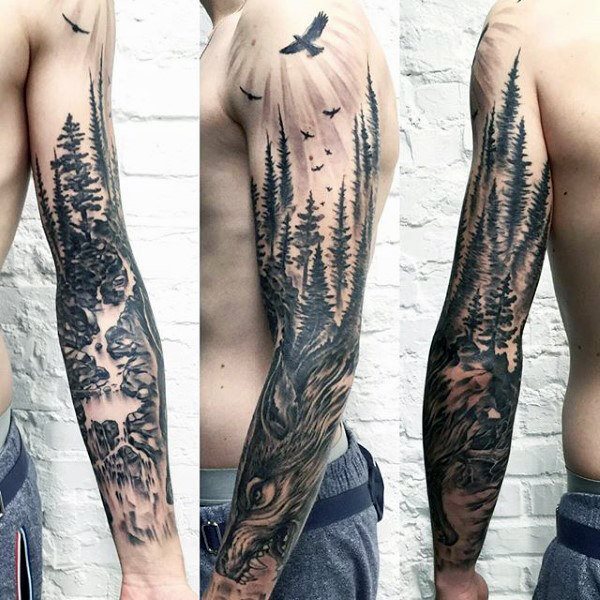 tatuaje increible manga para hombre 32