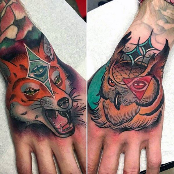 tatuaje increible mano para hombre 18