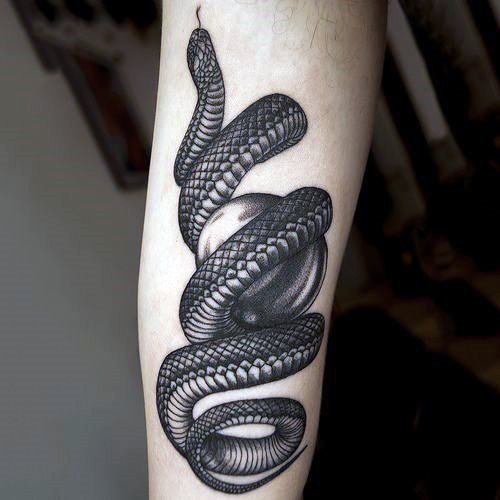 tatuaje serpiente para hombre 02