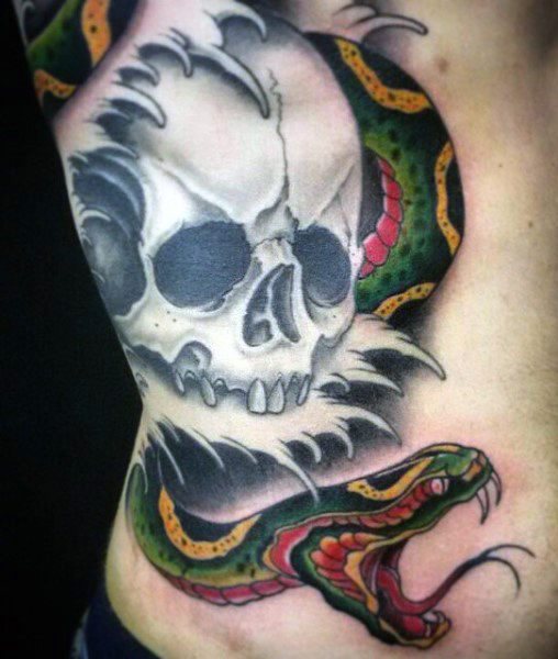 tatuaje serpiente para hombre 07