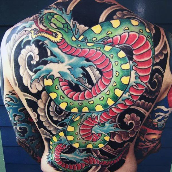 tatuaje serpiente para hombre 15
