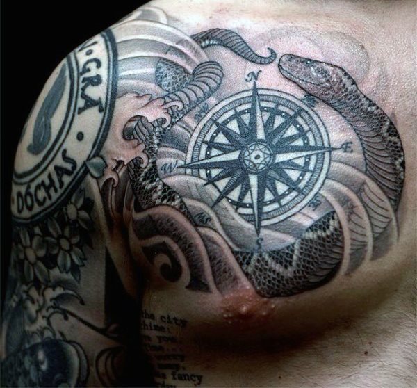 tatuaje serpiente para hombre 27